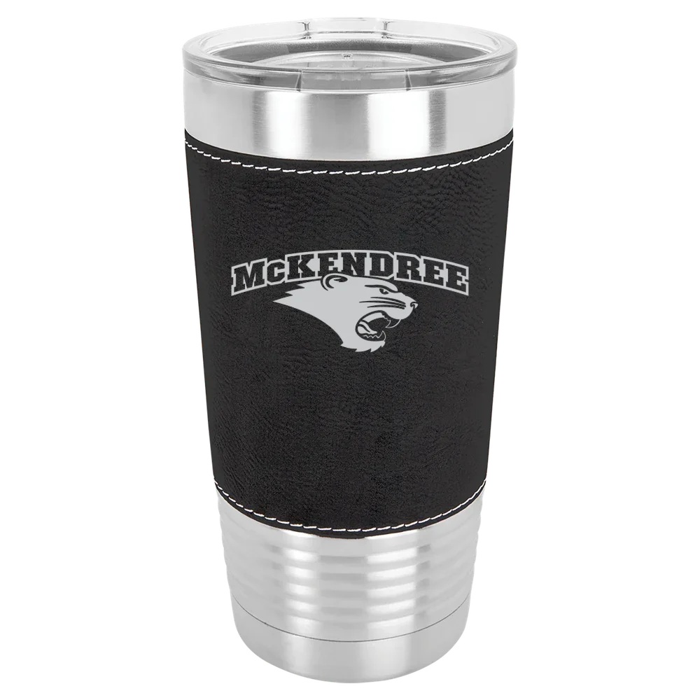 McKendree University Polar Camel 20 oz. Leatherette Grip Tumbler with Standard Lid