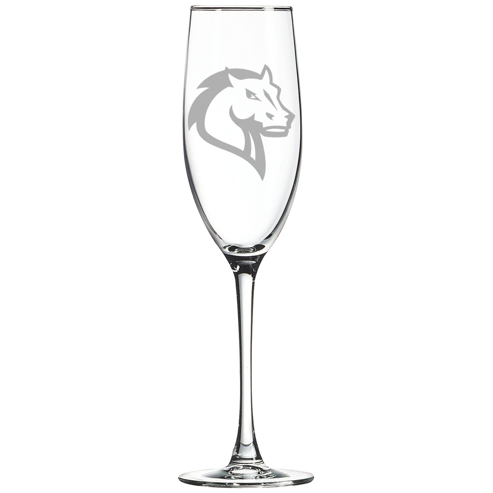 Mercy University Polar Camel 8 oz. Champagne Flute