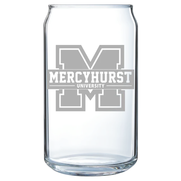 Mercyhurst University Polar Camel 16 oz. Can Glass