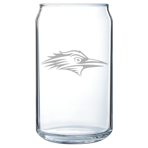 Metropolitan State University of Denver Polar Camel 16 oz. Can Glass