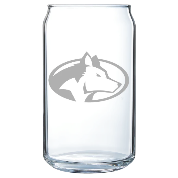 Michigan Technological University Polar Camel 16 oz. Can Glass