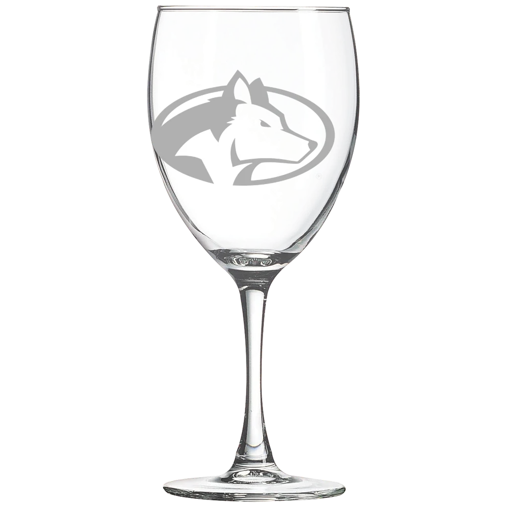 Michigan Technological University Polar Camel 10 1/2 oz. Wine Glass