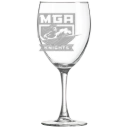 Middle Georgia State University Polar Camel 10 1/2 oz. Wine Glass