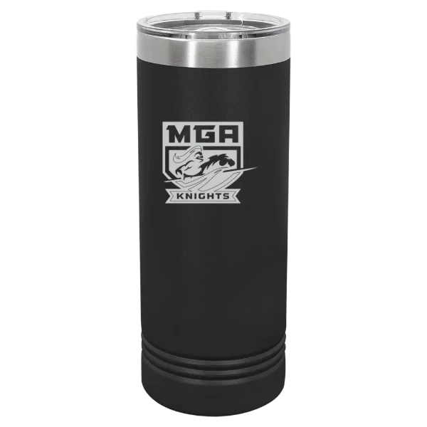 Middle Georgia State University Polar Camel 22 oz. Skinny Tumbler with Slider Lid