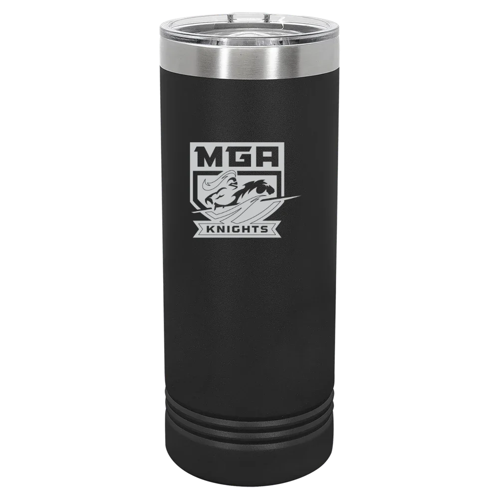 Middle Georgia State University Polar Camel 22 oz. Skinny Tumbler with Slider Lid