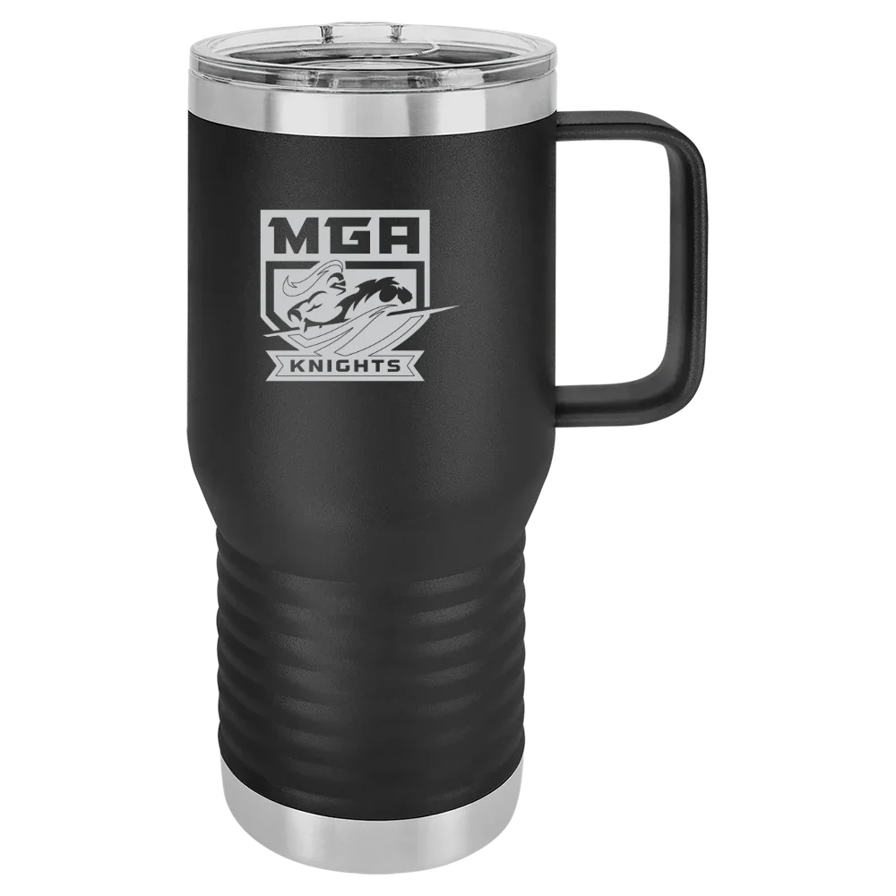 Middle Georgia State University Polar Camel 20 oz. Travel Mug with Slider Lid