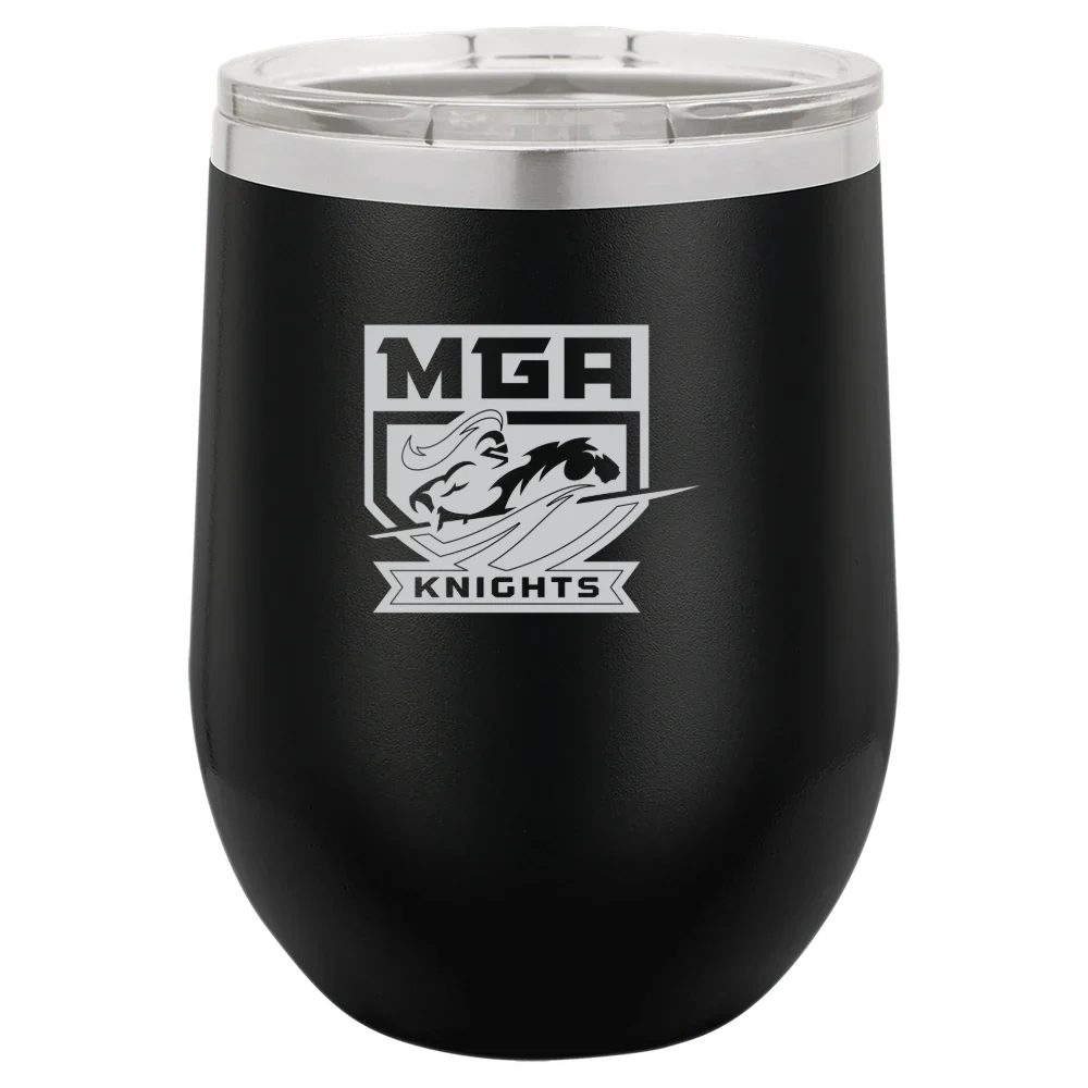 Middle Georgia State University Polar Camel 12 oz. Stemless Wine Tumbler