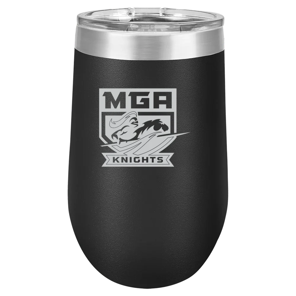 Middle Georgia State University Polar Camel 16 oz. Stemless Wine Tumbler