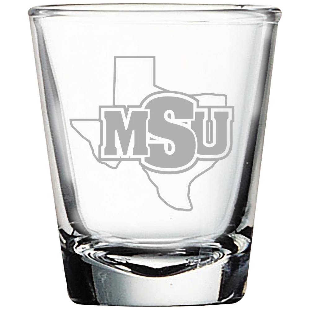 Midwestern State University Polar Camel 1.7 oz. Shot Glass