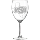 Midwestern State University Polar Camel 10 1/2 oz. Wine Glass
