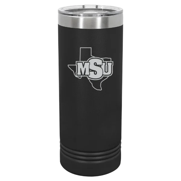 Midwestern State University Polar Camel 22 oz. Skinny Tumbler with Slider Lid