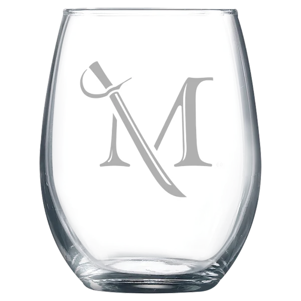 Millersville University of Pennsylvania Polar Camel 9 oz. Stemless Wine Glass