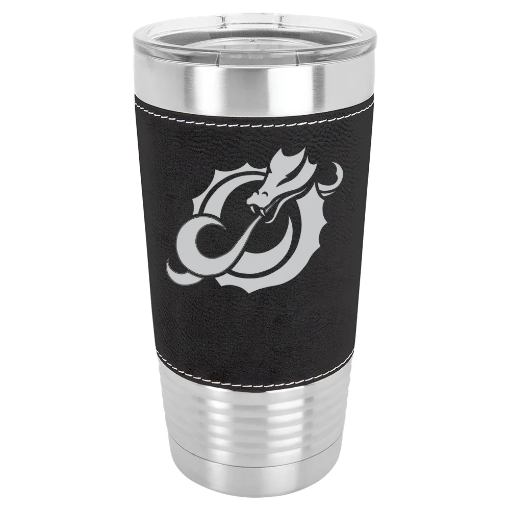 Minnesota State University Moorhead Polar Camel 20 oz. Leatherette Grip Tumbler with Standard Lid