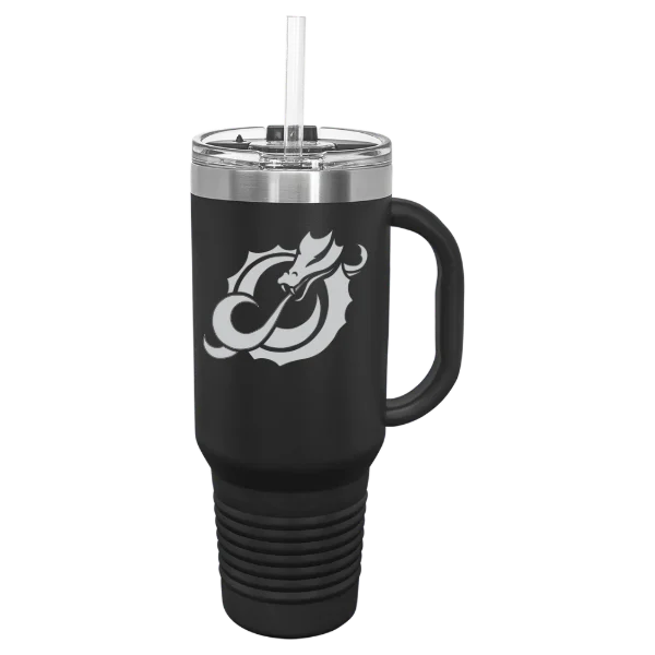 Minnesota State University Moorhead Polar Camel 40 oz. Travel Mug with Snap Lid & Straw