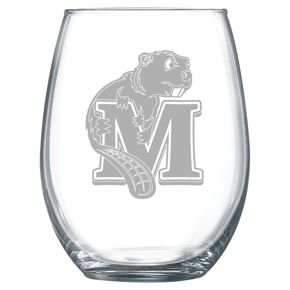 Minot State University Polar Camel 15 oz. Stemless Wine Glass