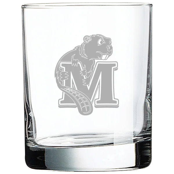 Minot State University Polar Camel 10 1/2 oz. On The Rocks Glass