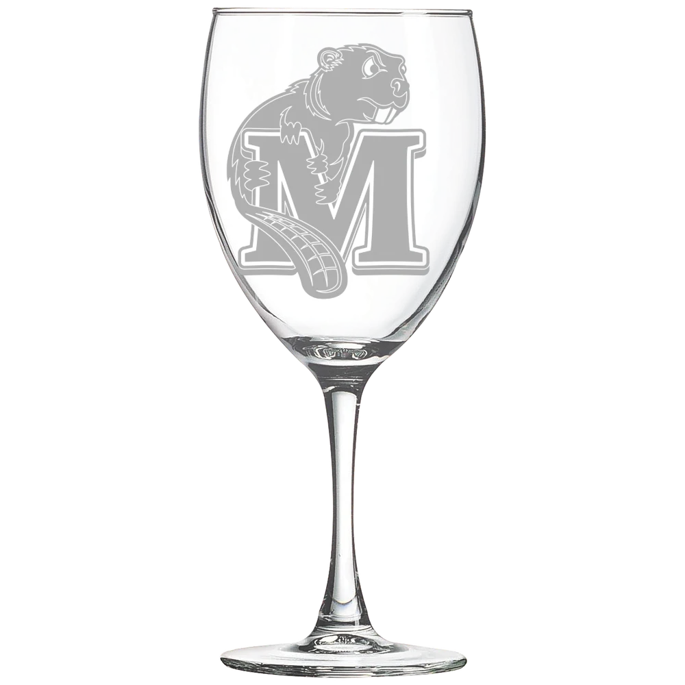 Minot State University Polar Camel 10 1/2 oz. Wine Glass