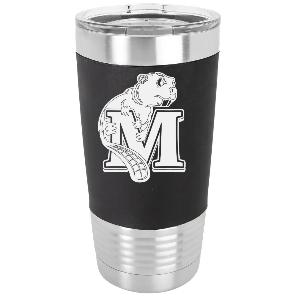 Minot State University Polar Camel 20 oz. Silicone Grip Tumbler with Standard Lid