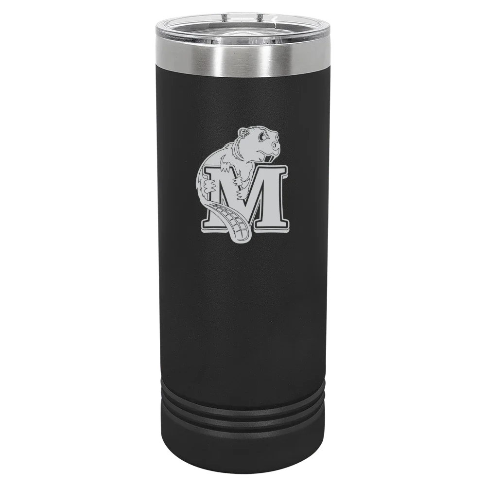 Minot State University Polar Camel 22 oz. Skinny Tumbler with Slider Lid