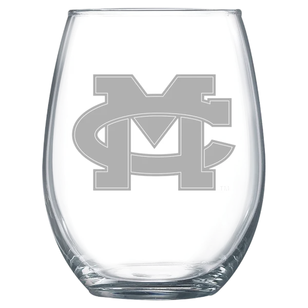 Mississippi Christian University Polar Camel 15 oz. Stemless Wine Glass