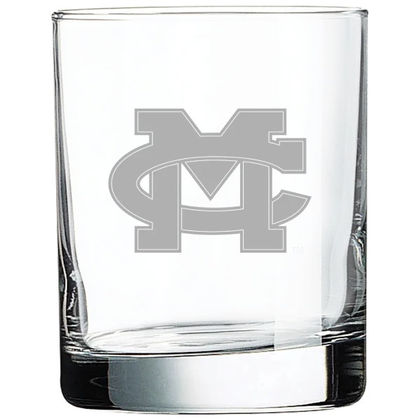 Mississippi Christian University Polar Camel 10 1/2 oz. On The Rocks Glass