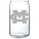 Mississippi Christian University Polar Camel 16 oz. Can Glass