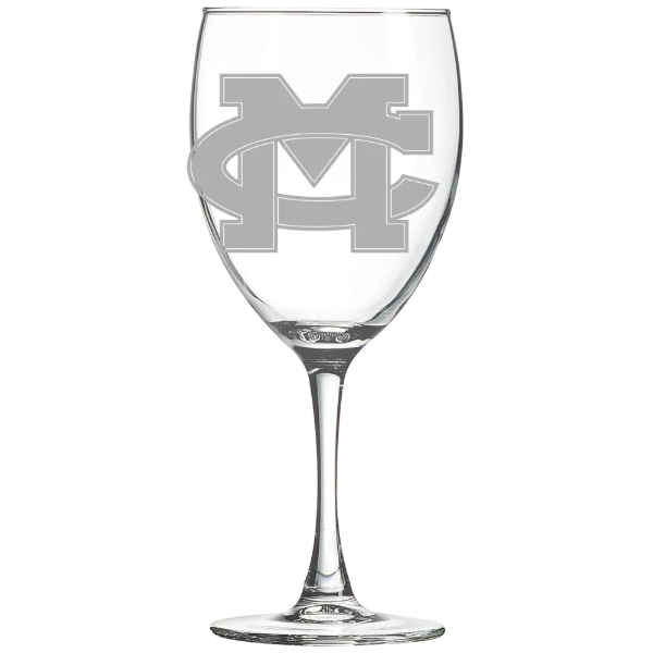 Mississippi Christian University Polar Camel 10 1/2 oz. Wine Glass