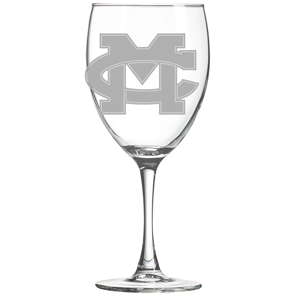 Mississippi Christian University Polar Camel 10 1/2 oz. Wine Glass