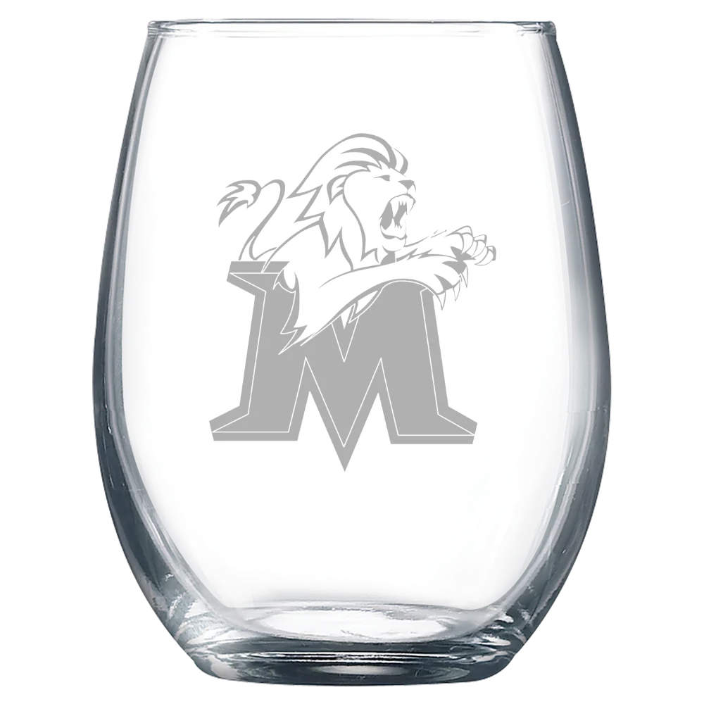 Molloy University Polar Camel 9 oz. Stemless Wine Glass