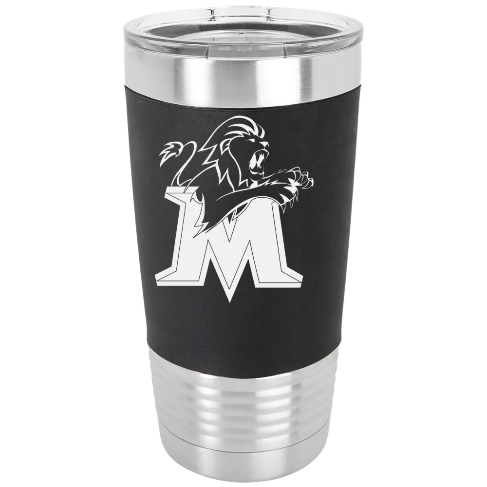 Molloy University Polar Camel 20 oz. Silicone Grip Tumbler with Standard Lid