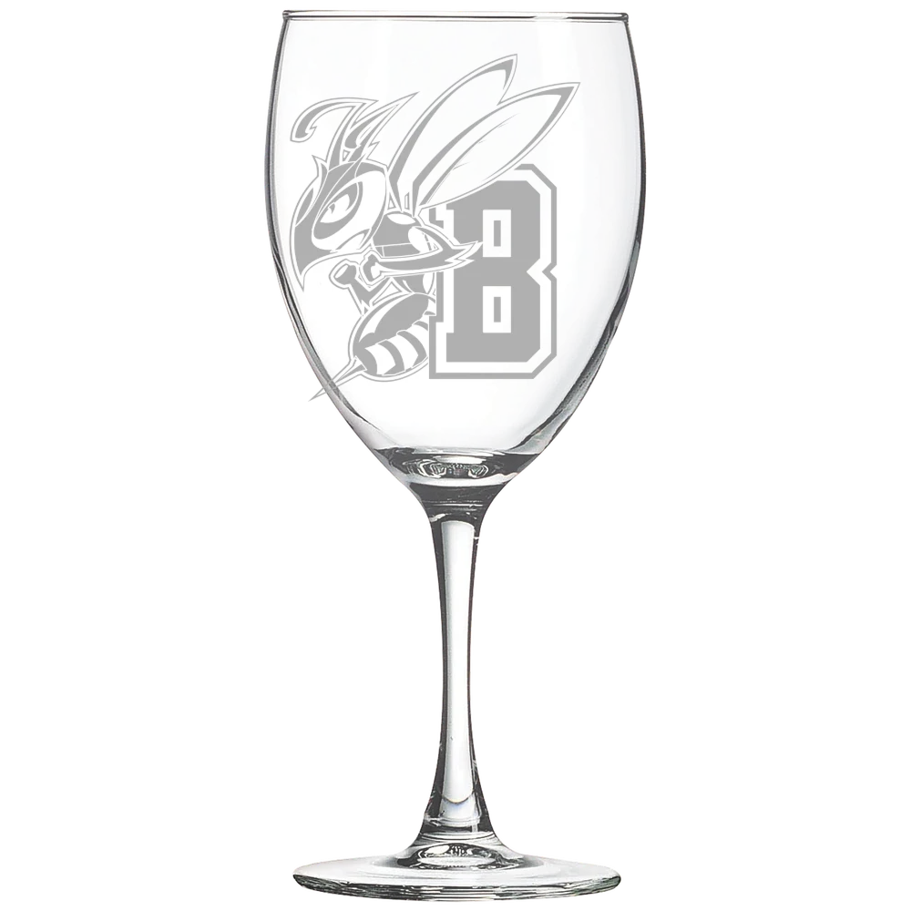 Montana State University Billings Polar Camel 10 1/2 oz. Wine Glass