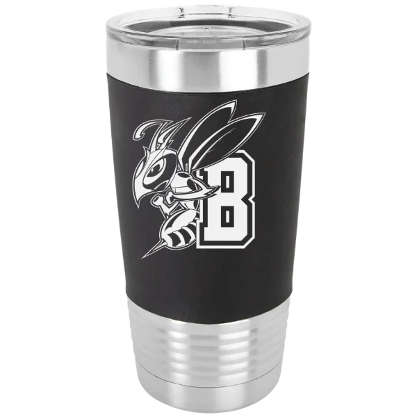 Montana State University Billings Polar Camel 20 oz. Silicone Grip Tumbler with Standard Lid