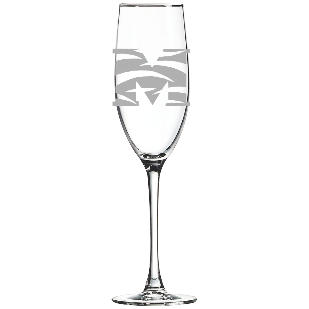 Morehouse College Polar Camel 8 oz. Champagne Flute