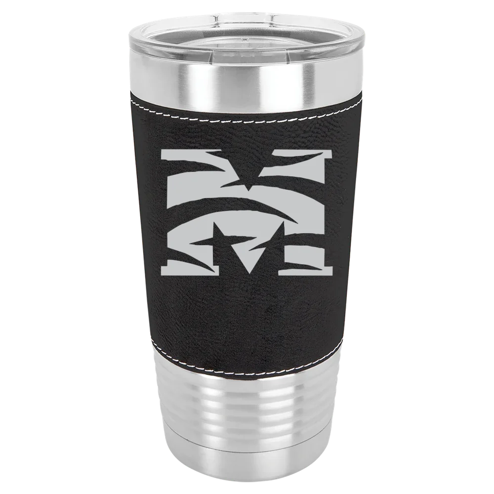Morehouse College Polar Camel 20 oz. Leatherette Grip Tumbler with Standard Lid