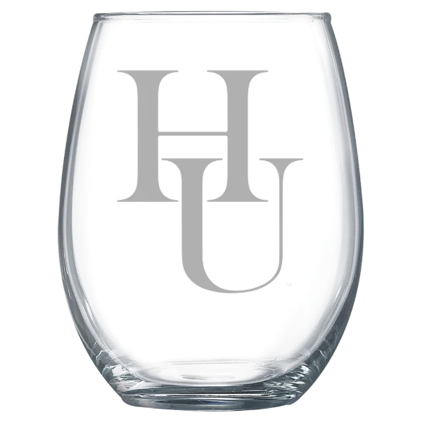 New Mexico Highlands University Polar Camel 15 oz. Stemless Wine Glass