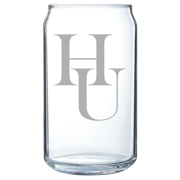 New Mexico Highlands University Polar Camel 16 oz. Can Glass