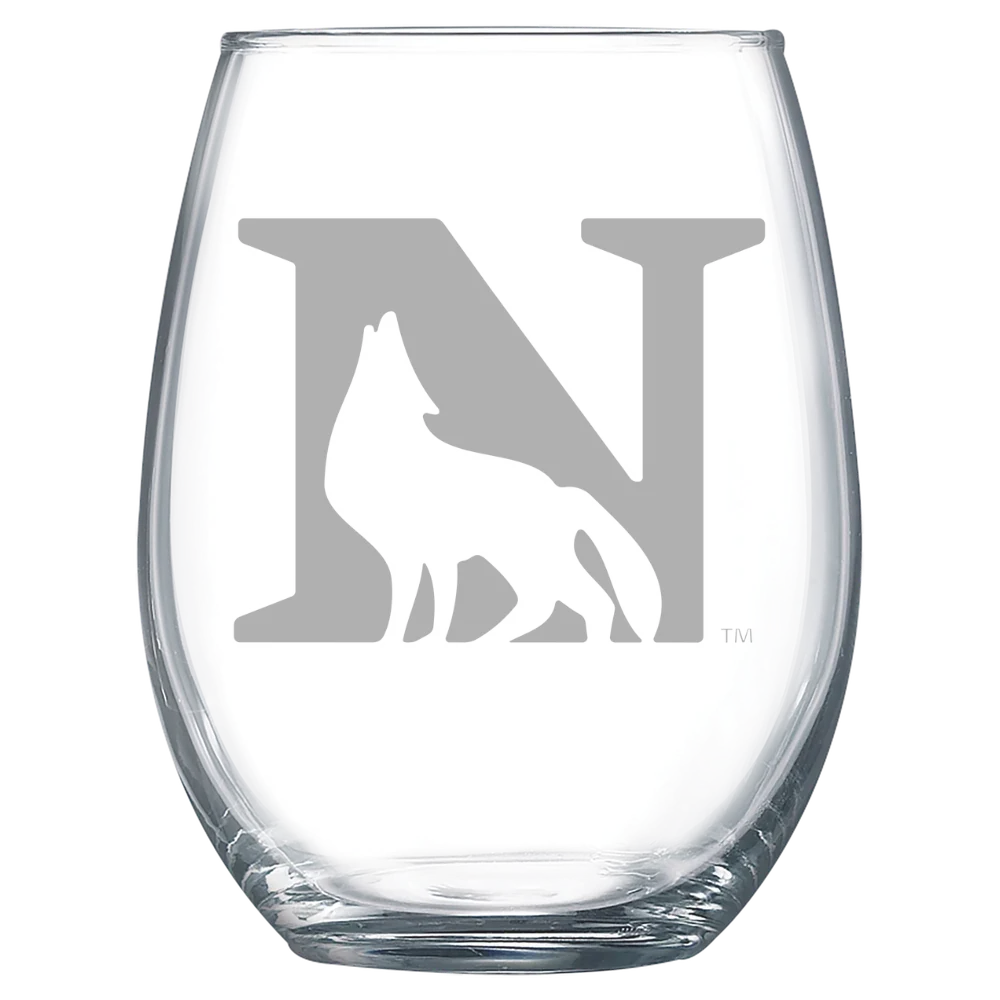Newberry College Polar Camel 15 oz. Stemless Wine Glass