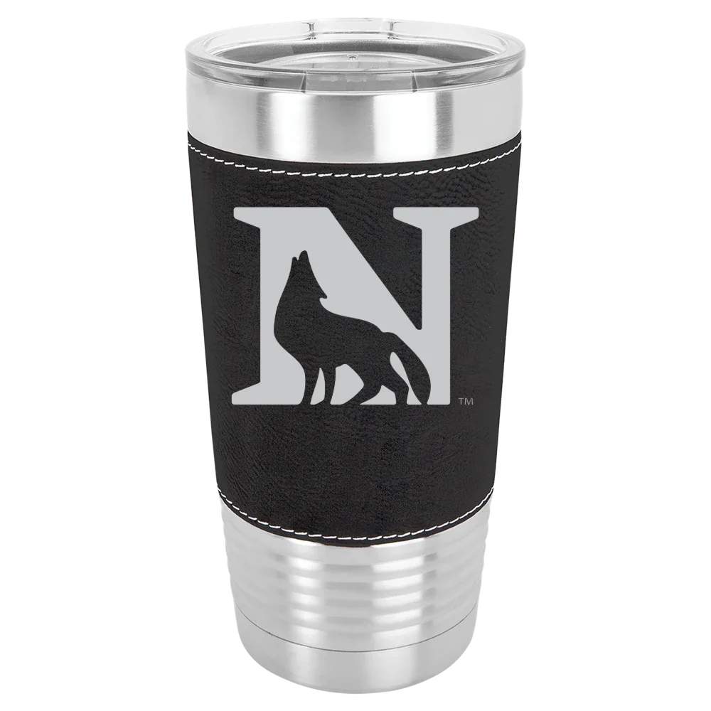 Newberry College Polar Camel 20 oz. Leatherette Grip Tumbler with Standard Lid
