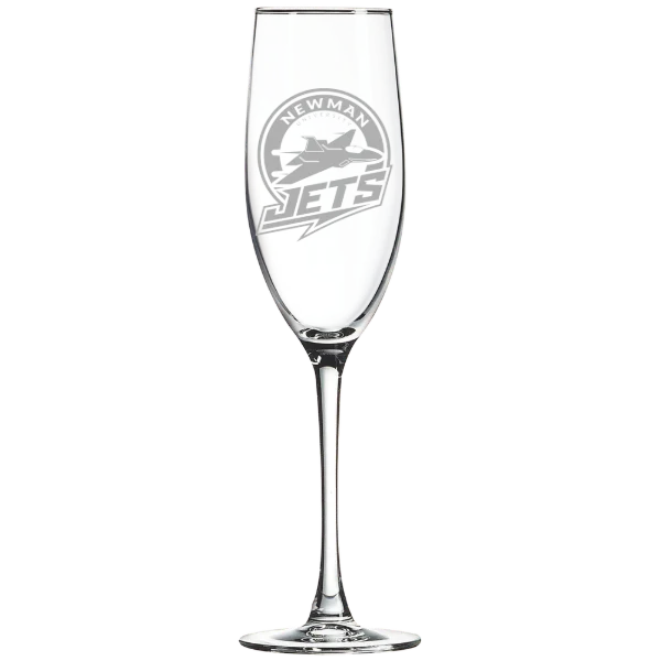 Newman University Polar Camel 8 oz. Champagne Flute