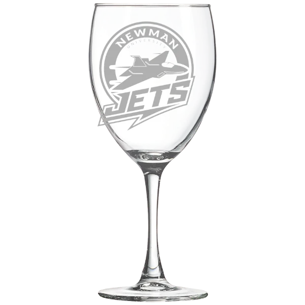 Newman University Polar Camel 10 1/2 oz. Wine Glass