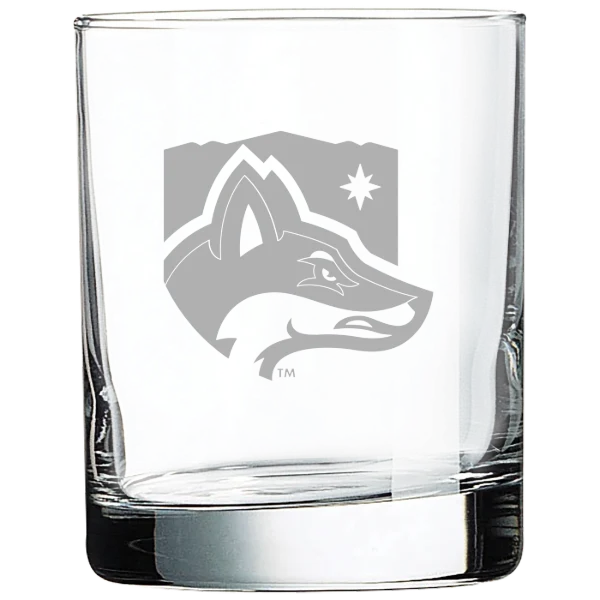North Greenville University Polar Camel 10 1/2 oz. On The Rocks Glass