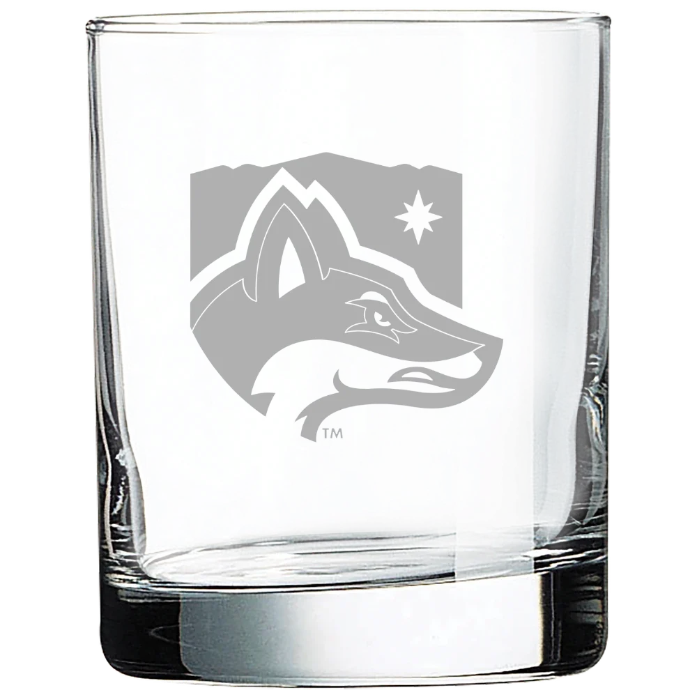 North Greenville University Polar Camel 10 1/2 oz. On The Rocks Glass