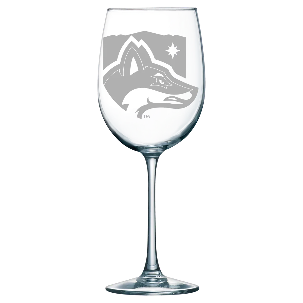 North Greenville University Polar Camel 19 oz. Wine Glass