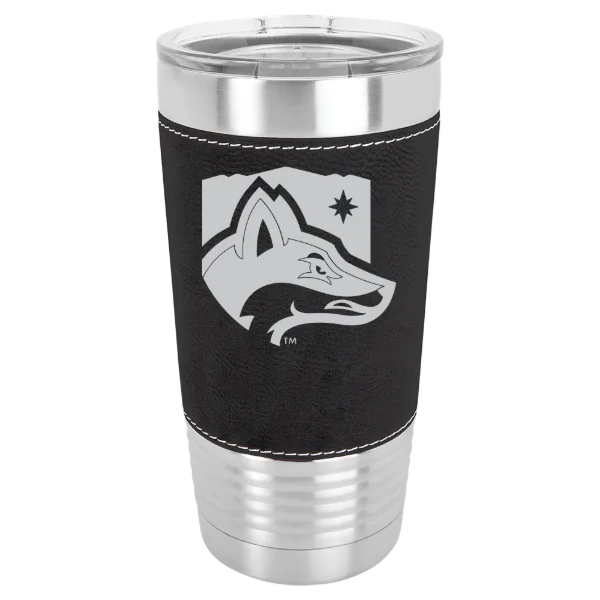North Greenville University Polar Camel 20 oz. Leatherette Grip Tumbler with Standard Lid