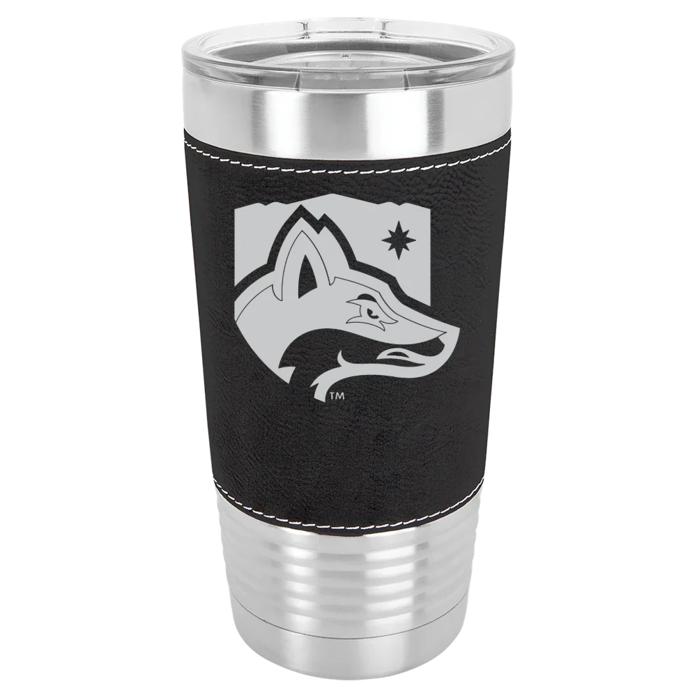 North Greenville University Polar Camel 20 oz. Leatherette Grip Tumbler with Standard Lid