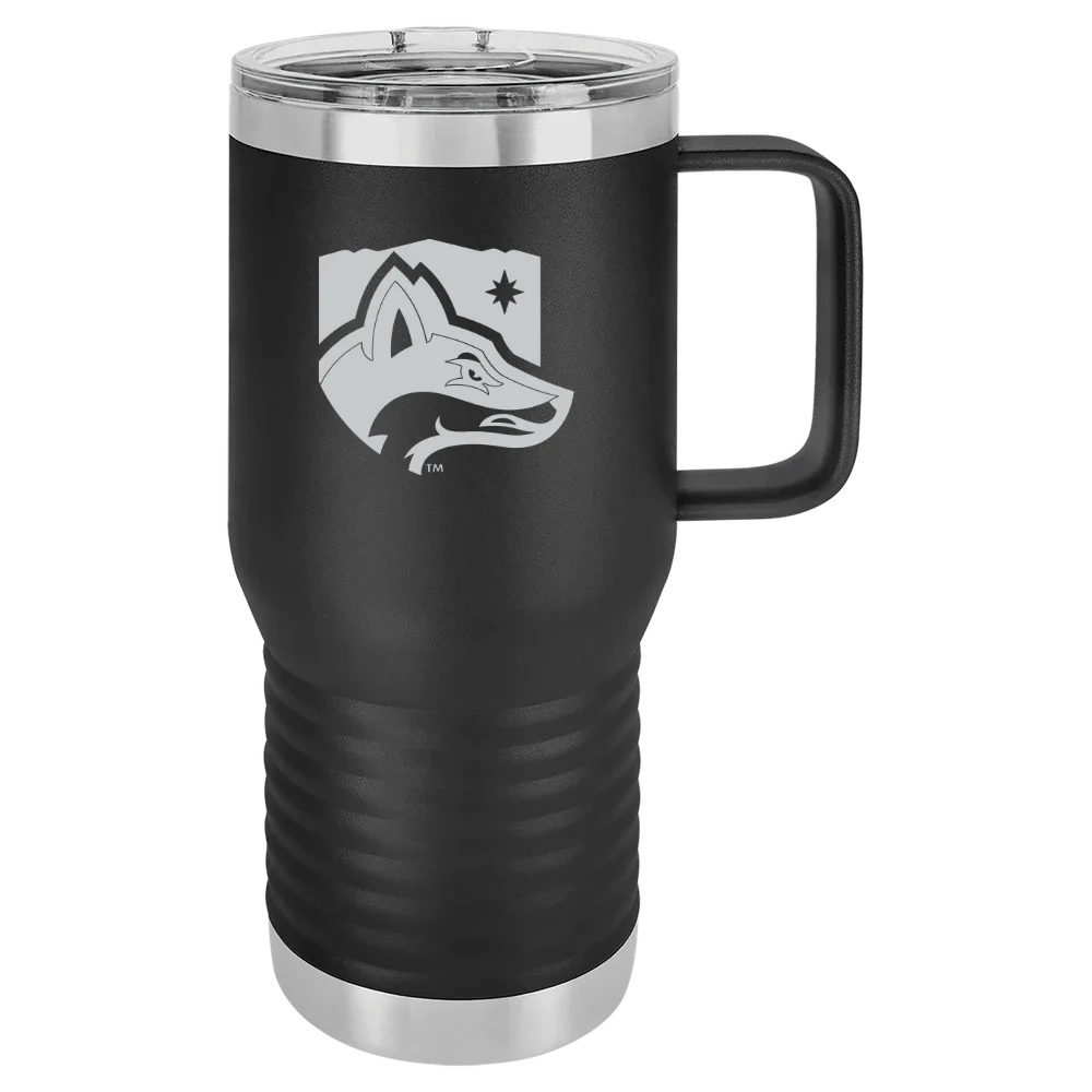 North Greenville University Polar Camel 20 oz. Travel Mug with Slider Lid