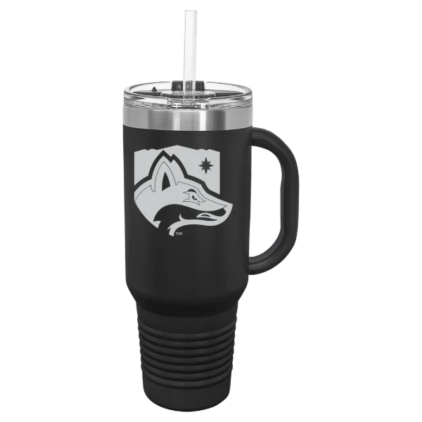 North Greenville University Polar Camel 40 oz. Travel Mug with Snap Lid & Straw