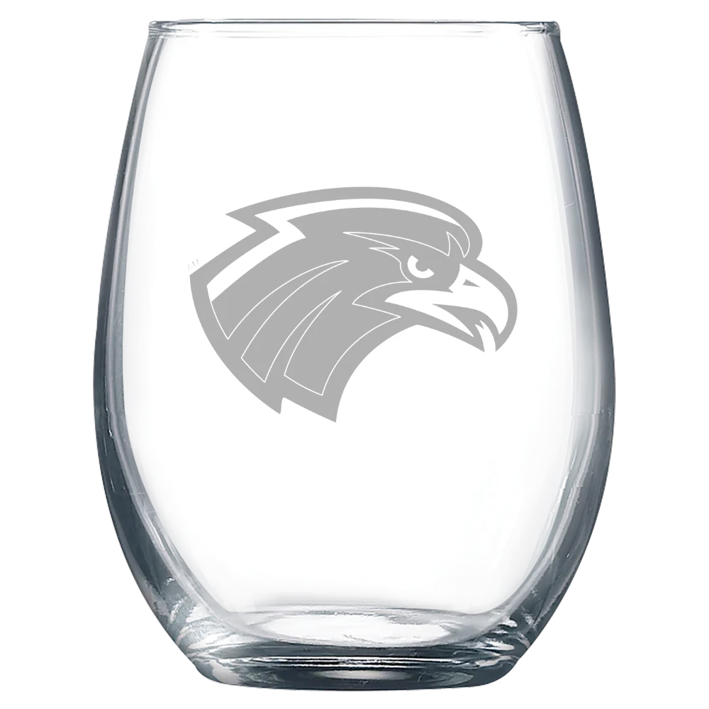 Northeastern State University Polar Camel 9 oz. Stemless Wine Glass