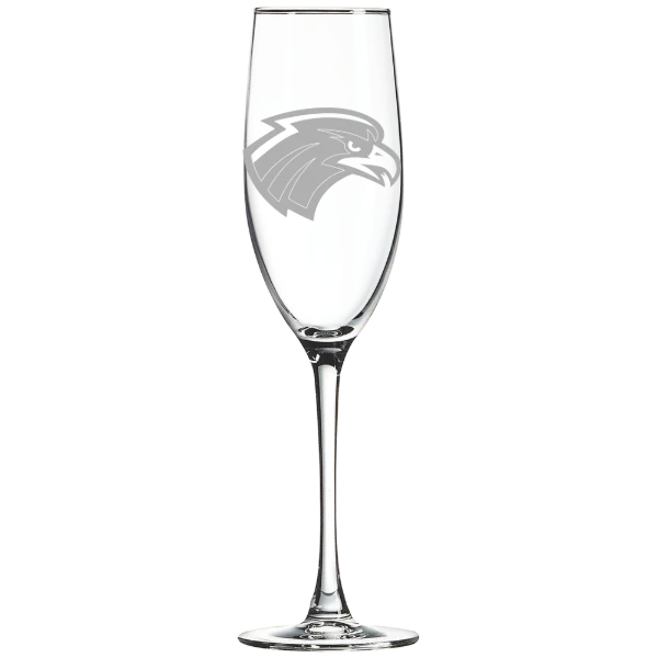 Northeastern State University Polar Camel 8 oz. Champagne Flute