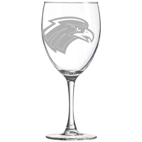 Northeastern State University Polar Camel 10 1/2 oz. Wine Glass